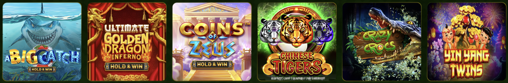Jeux disponibles au Spin Million Casino